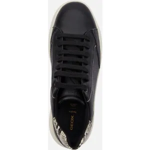 Black women's sneakers Geox Spherica ECUB-2 - Women's