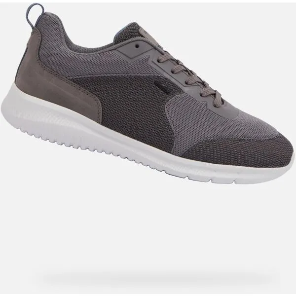 Dark grey men's sneakers Geox Monreale - Men's