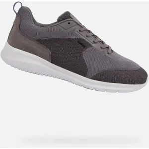 Dark grey men's sneakers Geox Monreale - Men's