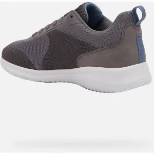 Dark grey men's sneakers Geox Monreale - Men's