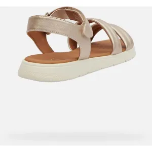 Gold women's sandals Geox Dandra - Women's