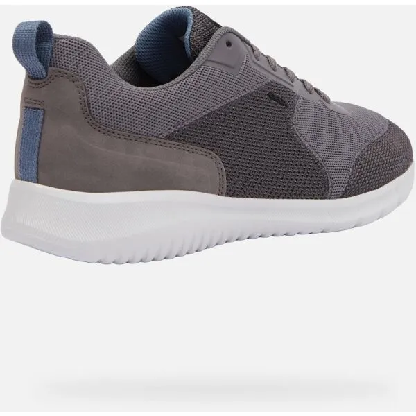 Dark grey men's sneakers Geox Monreale - Men's