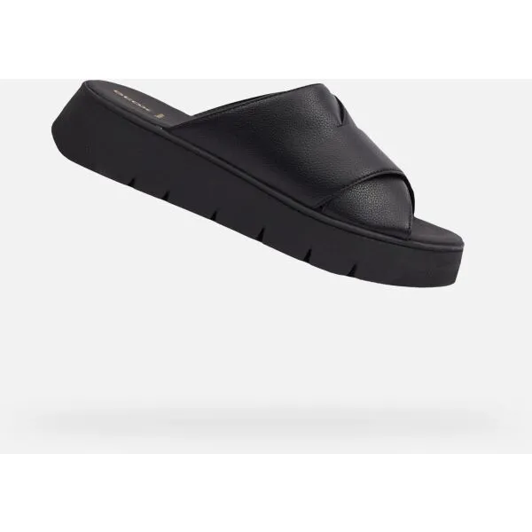 Black women's slippers Geox Dandra 40 - Women's