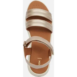 Gold women's sandals Geox Dandra - Women's