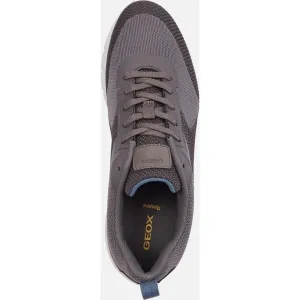Dark grey men's sneakers Geox Monreale - Men's