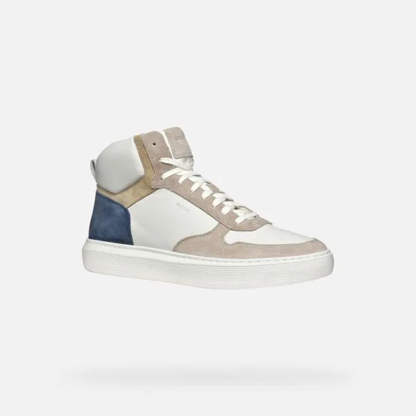 White men's sneakers Geox Deiven - Men's