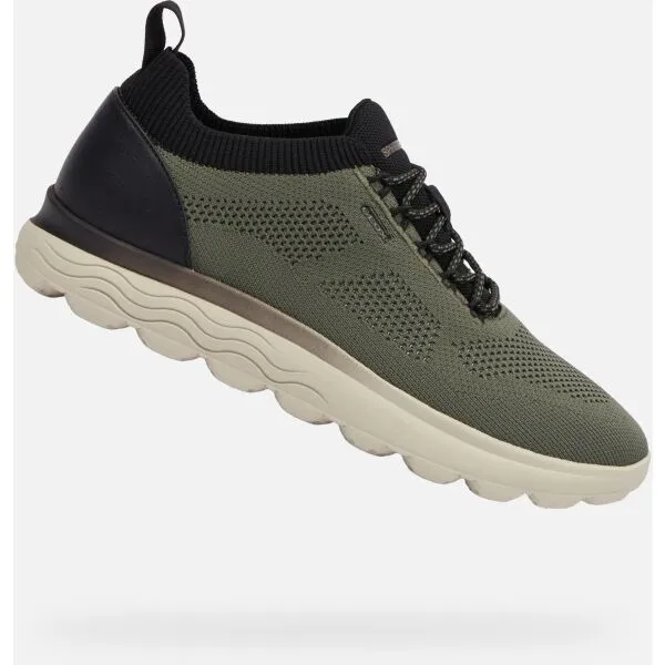 Dark green men's sneakers Geox Spherica - Men's