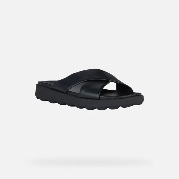 Black men's slippers Geox Spherica EC6 - Men