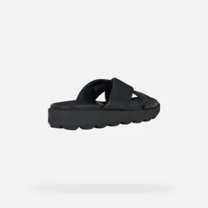 Black men's slippers Geox Spherica EC6 - Men