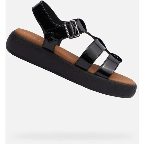 Black women's sandals Geox Camalei - Women's