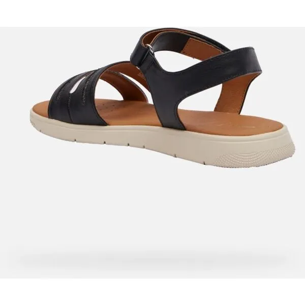 Black women's sandals Geox Dandra - Women's