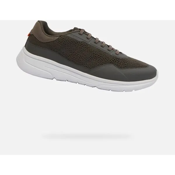 Khaki men's sneakers Geox Klaiver - Men's