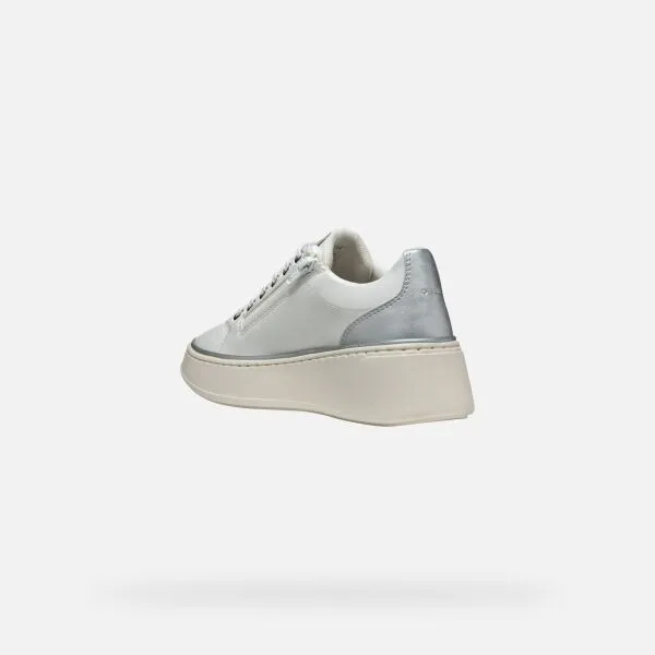 White women's sneakers Geox Sunnetty - Women's