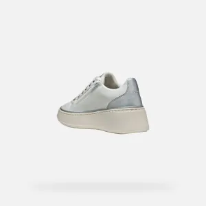White women's sneakers Geox Sunnetty - Women's