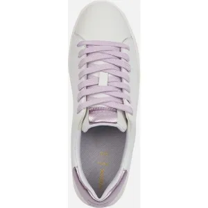 White women's sneakers Geox Spherica ECUB-1 - Women's