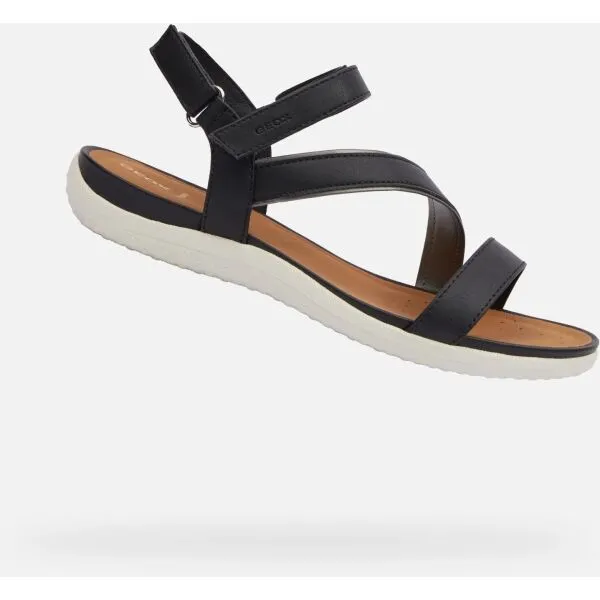 Black women's sandals Geox Vega - Women's