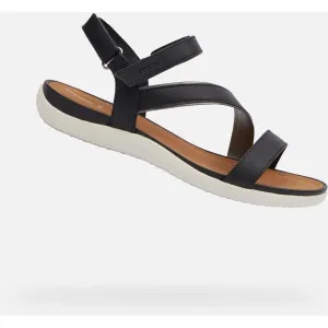 Black women's sandals Geox Vega - Women's