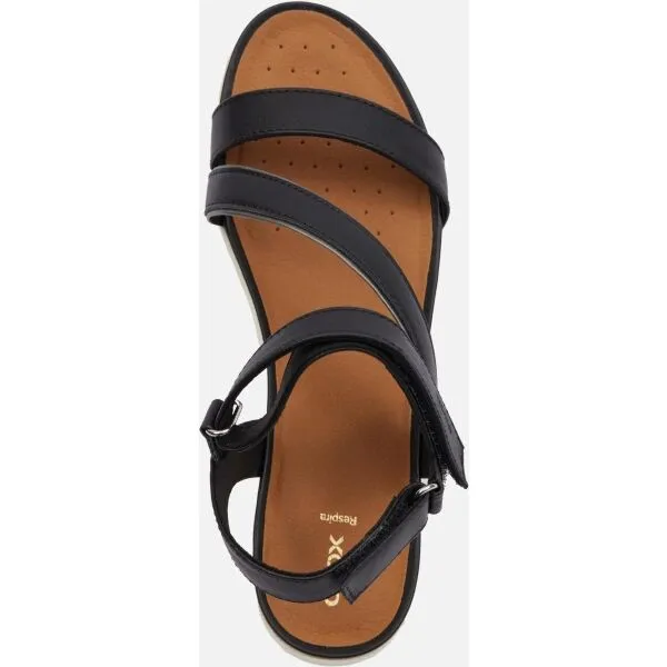 Black women's sandals Geox Vega - Women's
