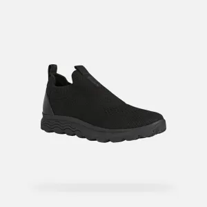 Black men's sneakers Geox Spherica - Men's
