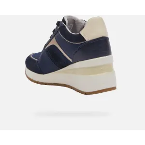 Dark blue women's sneakers Geox Zosma - Women's