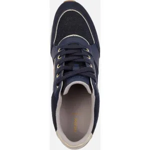 Dark blue women's sneakers Geox Zosma - Women's