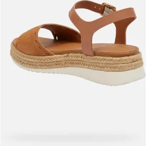 Brown women's sandals Geox Eolie - Women's