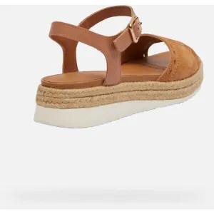 Brown women's sandals Geox Eolie - Women's