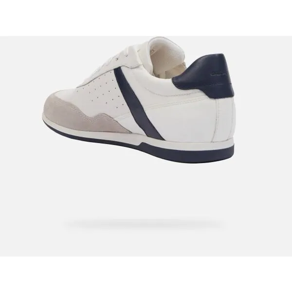 White men's sneakers Geox Renan - Men's