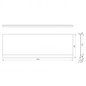 PLAIN NIKA panel 175x59cm 72534