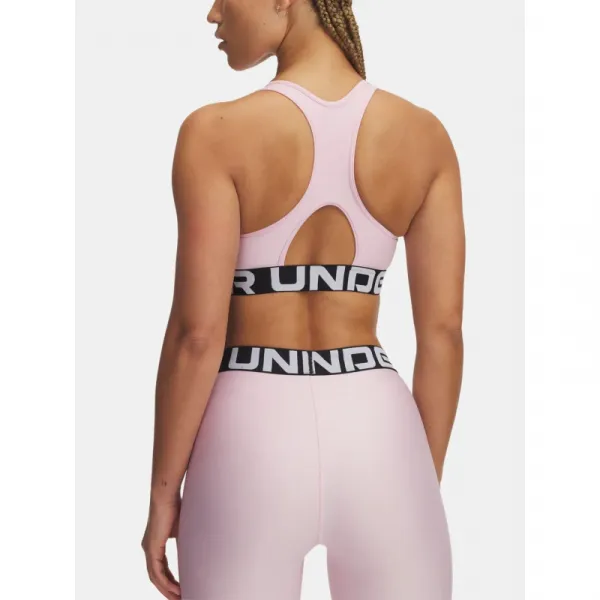 Dámska tréningová športová podprsenka UNDER ARMOUR UA HG Mid Branded-PNK