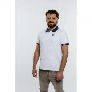 Pánske polo tričko s krátkym rukávom AUTHORITY P-TRIANGLE white