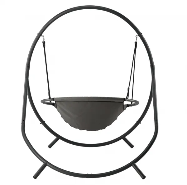 Závesné kreslo, sivá, GADIL