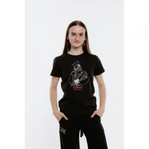 Dievčenské tričko s krátkym rukávom AUTHORITY T-MOOD G black