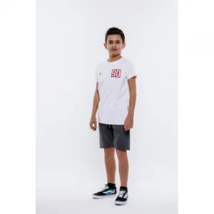 Chlapčenské tričko s krátkym rukávom AUTHORITY T-JERSEY B white