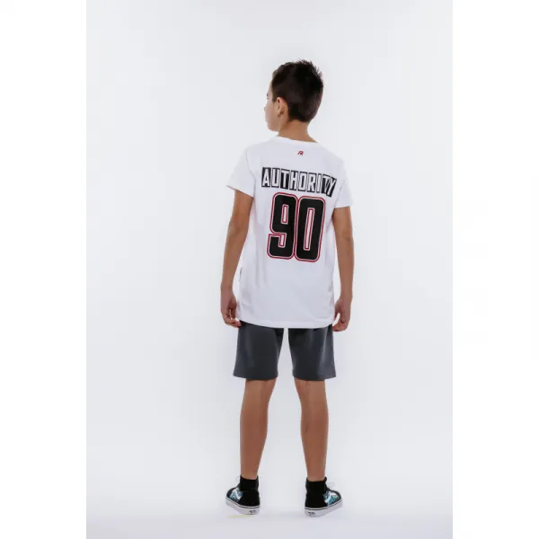 Chlapčenské tričko s krátkym rukávom AUTHORITY T-JERSEY B white
