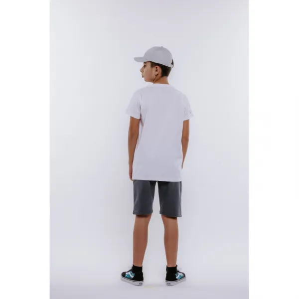 Chlapčenské tričko s krátkym rukávom AUTHORITY T-ORG B white