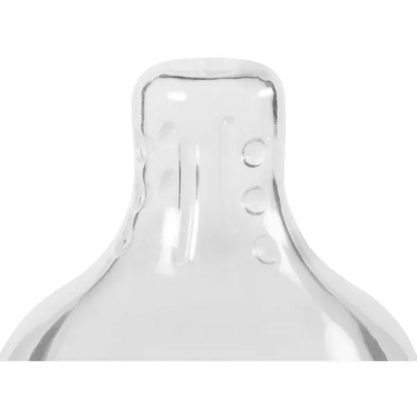 Baboo Liquid Silicone Teat Fast Flow cumlík na fľašu 6m+ 2 ks