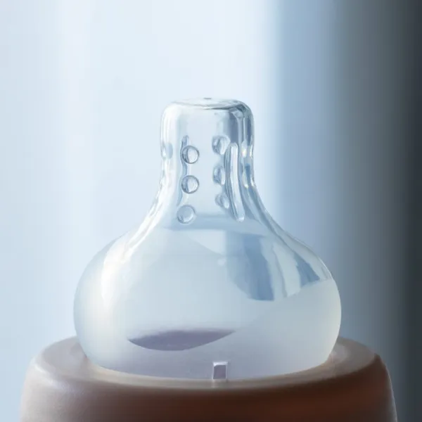 Baboo Liquid Silicone Teat Fast Flow cumlík na fľašu 6m+ 2 ks