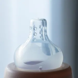 Baboo Liquid Silicone Teat Fast Flow cumlík na fľašu 6m+ 2 ks