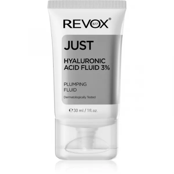 Revox B77 JUST Hyaluronic Acid Fluid 3% ľahký hydratačný fluid na tvár 30 ml