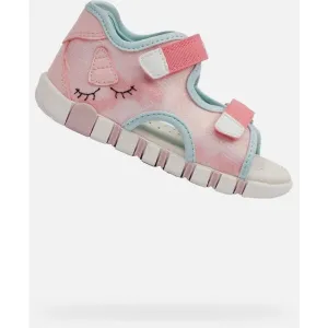 Girls First Steps Sandals Geox Iupidoo Pink - Girls