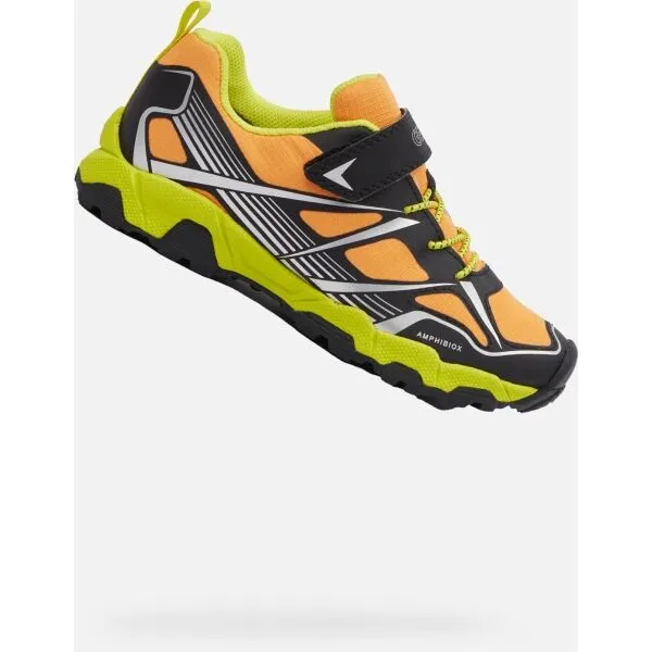 Yellow boys' sneakers Geox Magnetar B ABX - Boys