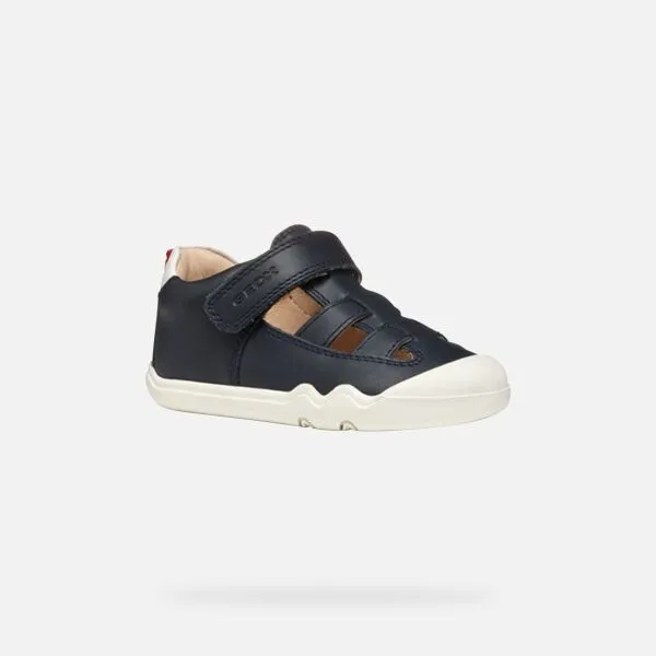 Dark blue boys' sneakers Geox Steppieup - Boys