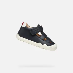 Dark blue boys' sneakers Geox Steppieup - Boys