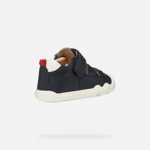 Dark blue boys' sneakers Geox Steppieup - Boys