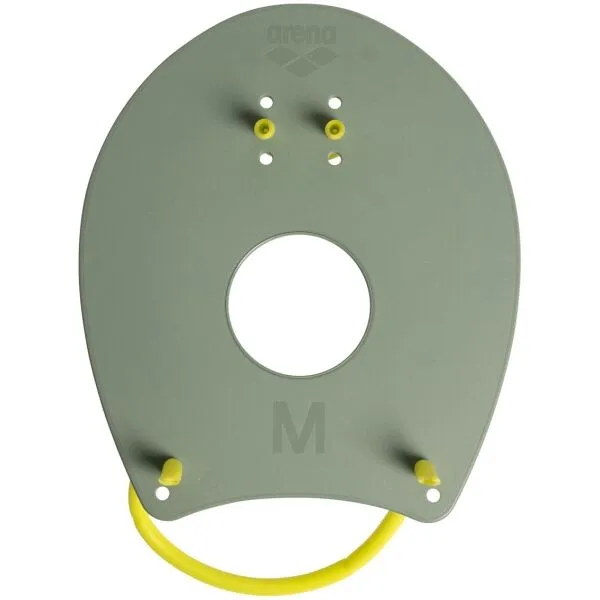 Arena ELITE HAND PADDLE 2 Pádla na ruky na plávanie, khaki, veľkosť