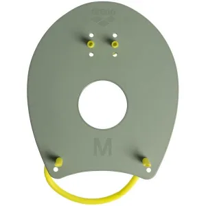 Arena ELITE HAND PADDLE 2 Pádla na ruky na plávanie, khaki, veľkosť