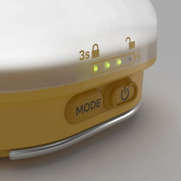 Silva GLOW RECHARGE Svietidlo, žltá, veľkosť