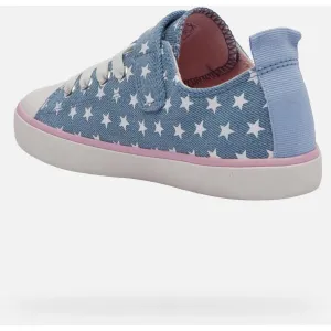 Blue Girls Sneakers Geox Gisli - Girls