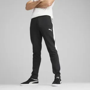 Puma TEAMEVOSTRIPE PANTS Pánske tepláky, čierna, veľkosť